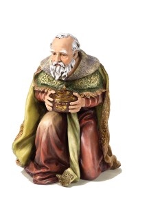 Kneeling Wise Man Statue 17“ H for Color 27“ Scale Nativity Set [RM0447]