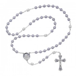 Lavender Enamel Rosary [MVRB1102]