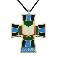 Lector or Reader Cross Pendant [TCG0404]