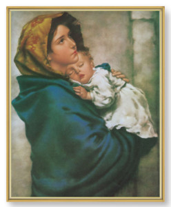 Madonna of the Street Gold Plaque - 2 Sizes [HFA4935]