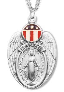 Mary Marine Medal Sterling Silver [REM1015]