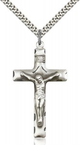 Men's Crucifix Pendant Shadowed Corpus [BM0263]