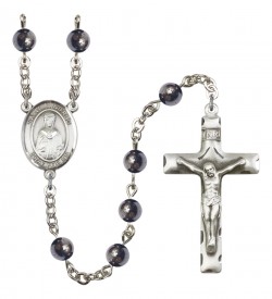 Men's St. Winifred of Wales Silver Plated Rosary [RBENM8419]