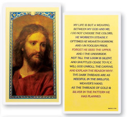 My Life Is But A Weaving Laminated Prayer Card [HPR773]