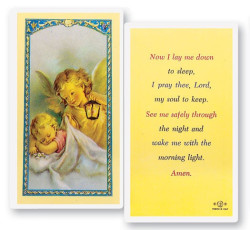 Now I Lay Me Down To Sleep Laminated Prayer Card [HPR352]