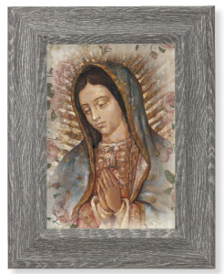 Our Lady of Guadalupe 7x9 Gray Oak Frame [HFA4654]
