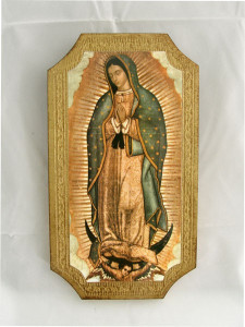Our Lady of Guadalupe Florentine Plaque - 9 inch [GSCH052]
