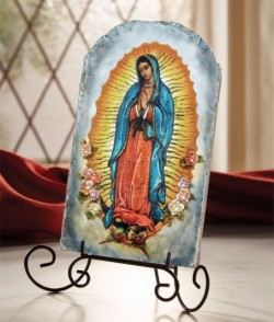 Our Lady of Guadalupe Tile Plaque 8.5“ High [CBPL003]
