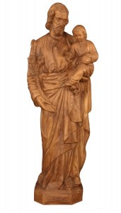 Plastic Saint Joseph &amp; Child Statue - 24 inch [SAP0034]
