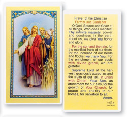 Prayer of A Farmer And Gardner Laminated Prayer Card [HPR739]