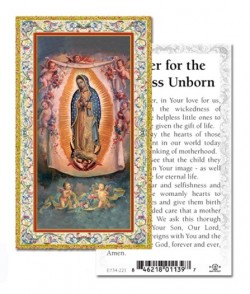 Prayer For The Helpless Unborn Prayer Cards 100 Pack [HPR734221]