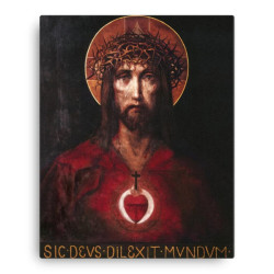 Sacred Heart of Jesus - For He So Loved the World Ready to Frame [CAC104]