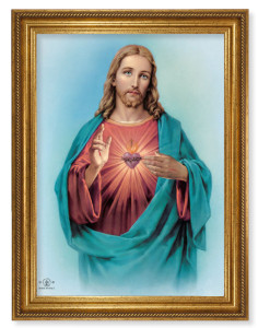Sacred Heart of Jesus19x27 Framed Print Artboard [HFA5160]
