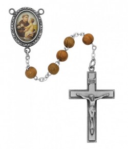St. Anthony Olive Wood Rosary [MVER002]