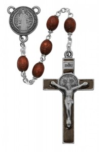 St. Benedict Rosary in Brown [MVRB1127]