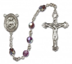St. Catherine Laboure Sterling Silver Heirloom Rosary Fancy Crucifix [RBEN1110]
