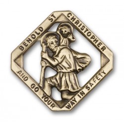 St. Christopher Visor Clip [AUBVC010]