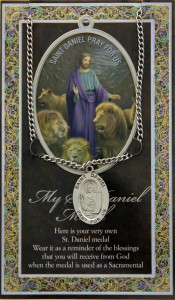 St. Daniel Medal in Pewter with Bi-Fold Prayer Card [HPM020]