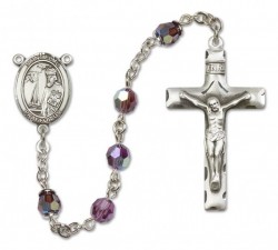 St. Elmo Sterling Silver Heirloom Rosary Squared Crucifix [RBEN0187]
