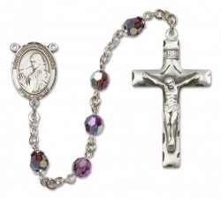St. Finnian of Clonard Sterling Silver Heirloom Rosary Squared Crucifix [RBEN0194]