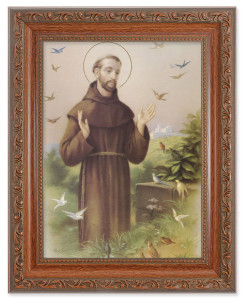 St. Francis of Assisi 6x8 Print Under Glass [HFA5387]