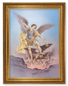 St. Michael 19x27 Framed Print Artboard [HFA5172]