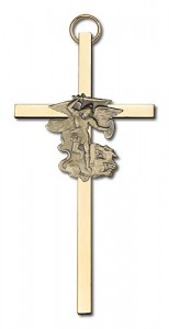 St. Michael Wall Cross 4“ [CRB0016]