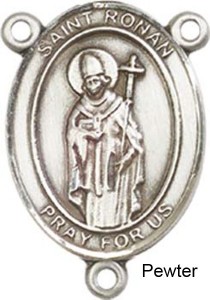 St. Ronan Rosary Centerpiece Sterling Silver or Pewter [BLCR0413]