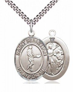 St. Sebastian Tennis Medal [EN6297]