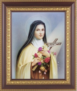 St. Therese 8x10 Framed Print Under Glass [HFP340]