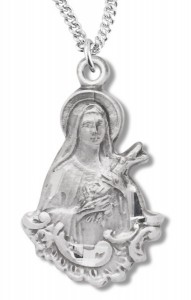 St. Therese Medal Sterling Silver [REM2059]