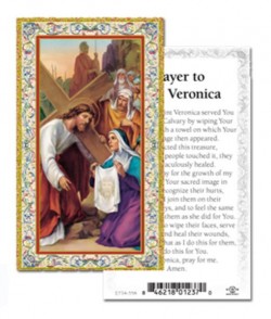 St. Veronica Prayer Cards 100 Pack [HPR868]