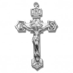 Sterling Silver IHS Rosary Crucifix [RECRX022]