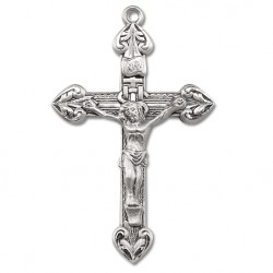Traditional Sterling Silver Rosary Crucifix [RECRX019]