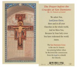 The Prayer Before The Crucifix Laminated Prayer Card [HPR122]