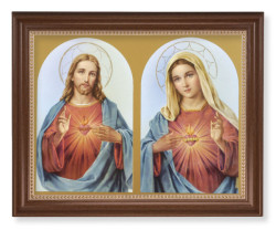 The Sacred Hearts with Halos 11x14 Framed Print Artboard [HFA5002]