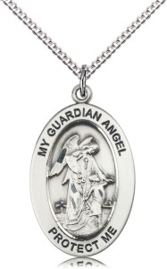 Women's Guardian Angel Simple Necklace [DM1118]