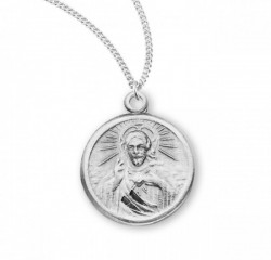 Women's Round Sacred Heart Mt. Carmel Medal [HM0763]