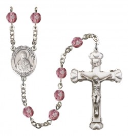 Women's St. Lydia Purpuraria Birthstone Rosary [RBENW8411]
