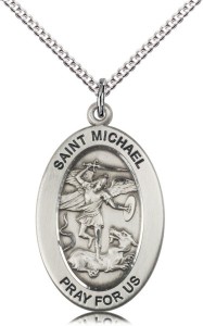 Women's St. Michael of Police Necklace [DM1076]