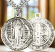 St. Benedict Medal - Sterling Silver Small Size