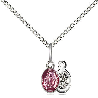 Baby Child Size Miraculous Medal Necklace