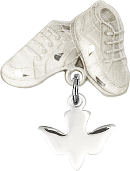 Holy Spirit Charm and Baby Boots Pin