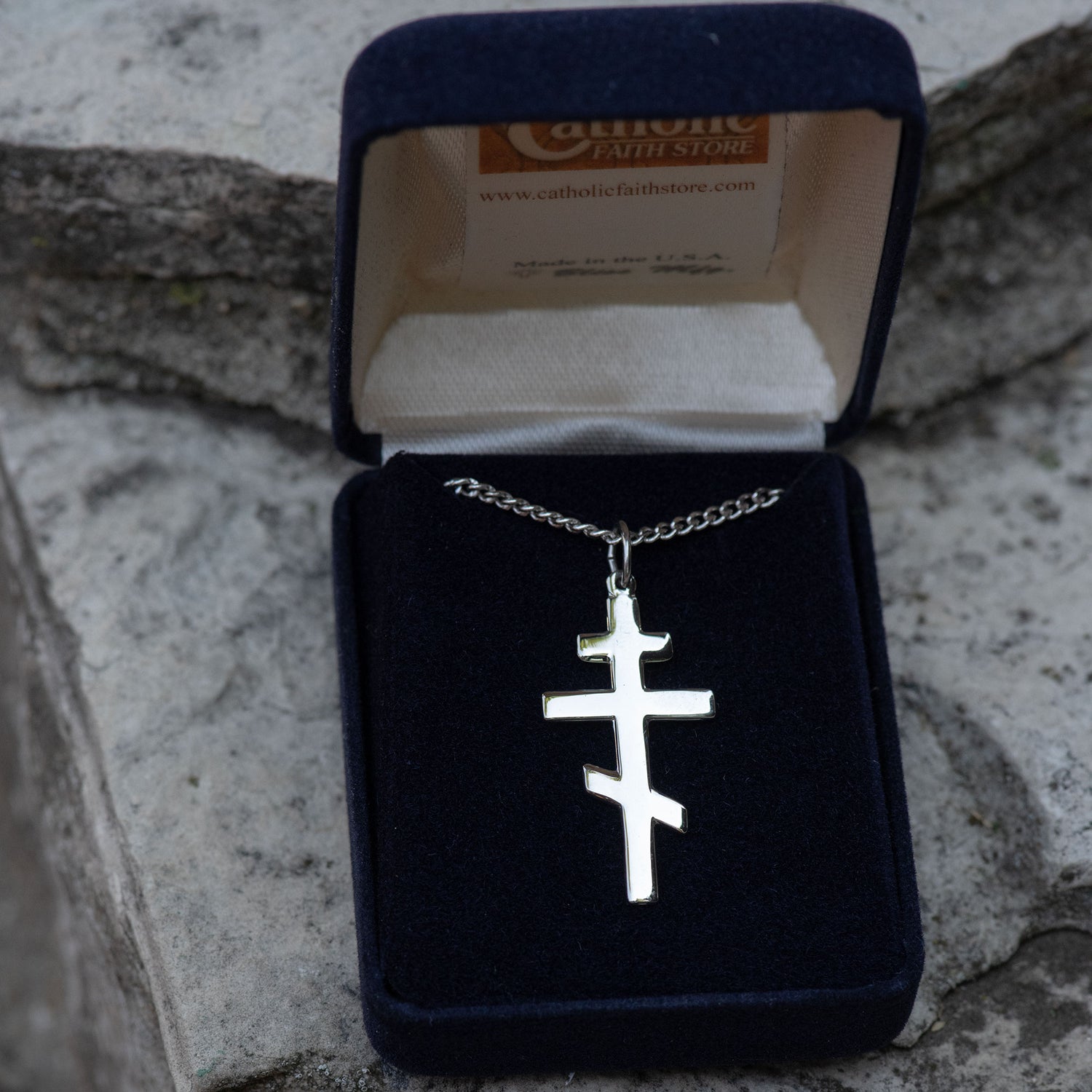 Cross of Saint Andrew Pendant Necklace