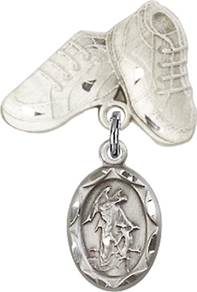 Guardian Angel Charm and Baby Boots Pin