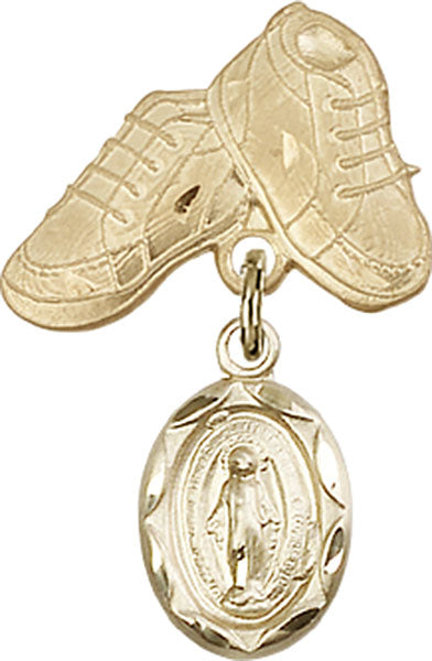 Miraculous Charm and Baby Boots Pin