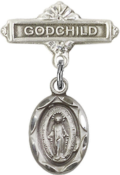 Miraculous Charm and Godchild Badge Pin