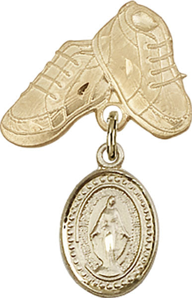 Miraculous Charm and Baby Boots Pin