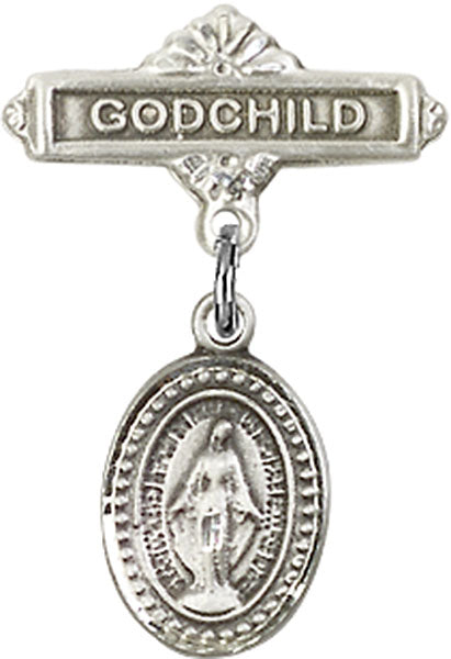 Miraculous Charm and Godchild Badge Pin