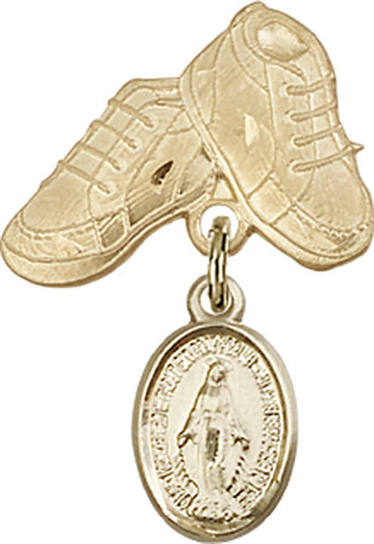 Miraculous Charm and Baby Boots Pin